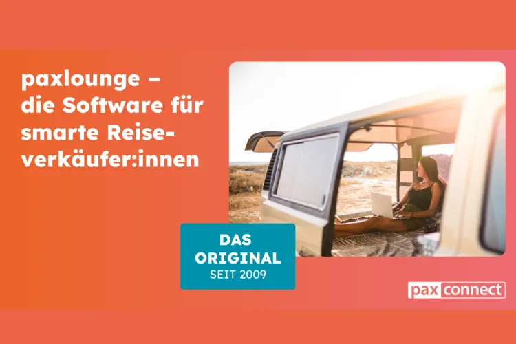 paxlounge – die Software für smarte Reiseverkäufer:innen